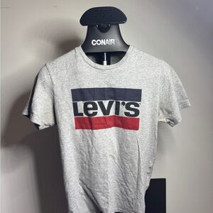 Levi's Gray and Red Logo T-Shirt